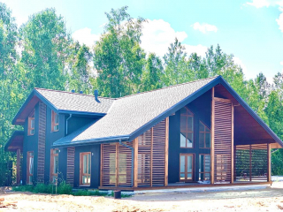 Каркасный дом по проекту КД 070 в КП «Юкковская Долина», Всеволожский район