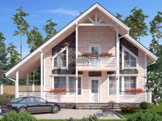 Каркасный дом ЭльБрус КД 010 Каркасный дом ЭльБрус КД 010