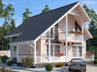 Каркасный дом ЭльБрус КД 010 Каркасный дом ЭльБрус КД 010