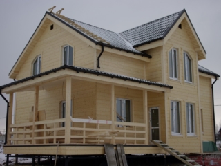 Строительство каркасного дома по проекту КД-017 в п. Ропша в комплектации «Под ключ» Строительство каркасного дома по проекту КД-017 в п. Ропша в комплектации «Под ключ»