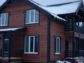 Строительство каркасного дома по проекту КД-032 в пос. Новое Керново Строительство каркасного дома по проекту КД-032 в пос. Новое Керново