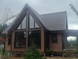Строительство каркасного дома по проекту КД-027 в пос. Лебяжье Строительство каркасного дома по проекту КД-027 в пос. Лебяжье
