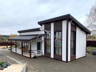 Каркасная баня по проекту Б 006 в д. Калки, Псковская область Каркасная баня по проекту Б 006 в д. Калки, Псковская область