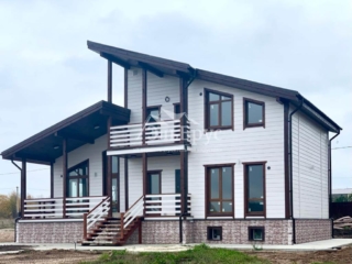 Каркасный дом по проекту КД 047 в д. Калки, Псковская область Каркасный дом по проекту КД 047 в д. Калки, Псковская область