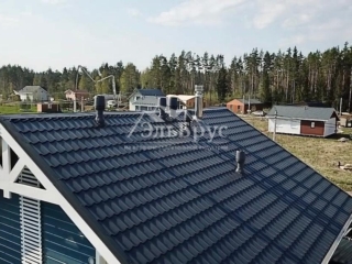 Дачный дом по проекту ДД 046 в КП «Сосновские Озера», Приозерский район